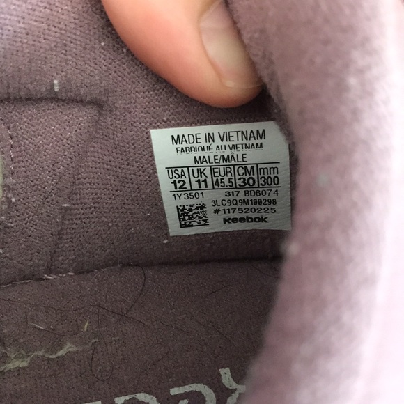 Reebok Classics Orchid suede Size: 12 - Picture 4 of 5